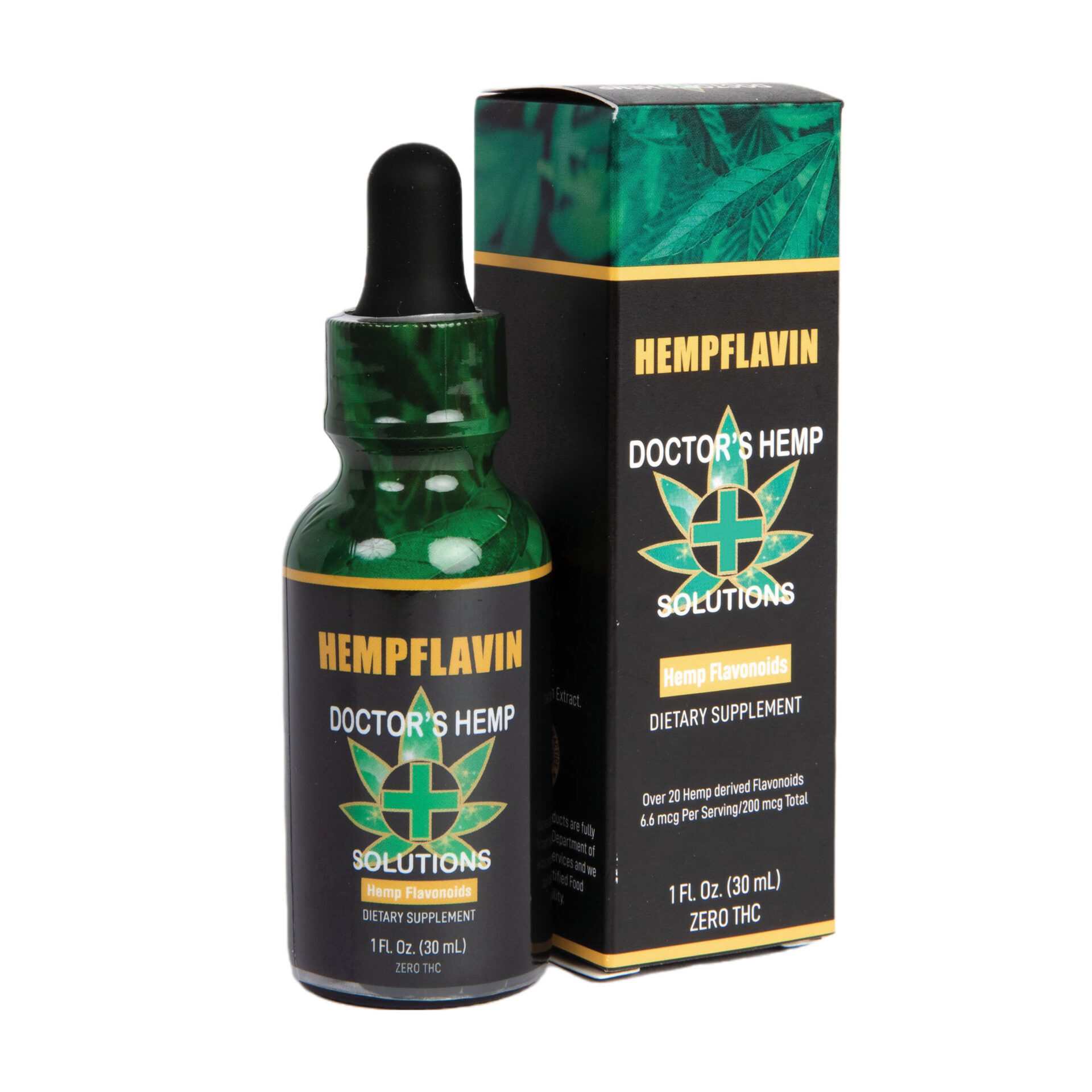 Hempflavin, 30ml, Product Image, Doctor's Hemp Solutions Hempflavin Extra Strength - 30ml tincture